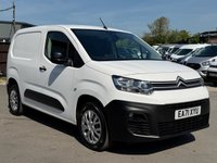 USED 2021 71 CITROEN BERLINGO 1.5 BlueHDi 1000 Enterprise M Pro Panel Van 5dr Diesel EAT8 SWB Euro 6 (s/s) (130 ps) MAIN DEALER SERVICE HISTORY