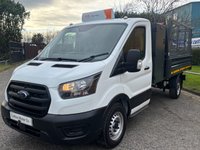 USED 2022 71 FORD TRANSIT 2.0 350 EcoBlue Leader C/Cab 2dr [ TIPPER -CAGED -POD TOOL BOX ] L3 Euro 6 (s/s) (130 ps) CAGED SIDED-TIPPER- REFUGE