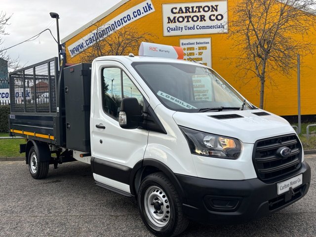 2022 71 Ford Transit 2.0 350 EcoBlue Leader C/Cab 2dr [ TIPPER -CAGED -POD TOOL BOX ] L3 Euro 6 (s/s) (130 ps)