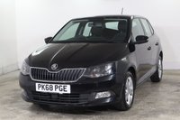 USED 2018 68 SKODA FABIA 1.0 TSI SE Hatchback 5dr Petrol DSG Euro 6 (s/s) (110 ps) Parking Sensors, DAB Radio,