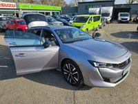 USED 2023 23 PEUGEOT 508 SW Grey 1.2 PureTech GT Euro 6 estate, 39,000 miles, ULEZ compliant, Automatic, CarPlay/Android Auto, 18in Alloys, Bluetooth, DAB, F&R sensors. This 2023 Peugeot 508 SW GT is a superb example, having been owned by only one person since new. This stylish estate car features a 1.2 litre petrol engine and meets Euro 6 emissions standards. It comes with a 3 month warranty for your peace of mind, and a full 12 months MOT will be provided upon purchase. Inside, you'll find the innovative Peugeot i-Cockpit with a head up display, and the convenience of a Bluetooth telephone facility. Safety is enhanced with the Safety Plus Pack, including Blin