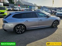 USED 2023 23 PEUGEOT 508 SW Grey 1.2 PureTech GT Euro 6 estate, 39,000 miles, ULEZ compliant, Automatic, CarPlay/Android Auto, 18in Alloys, Bluetooth, DAB, F&R sensors. This 2023 Peugeot 508 SW GT is a superb example, having been owned by only one person since new. This stylish estate car features a 1.2 litre petrol engine and meets Euro 6 emissions standards. It comes with a 3 month warranty for your peace of mind, and a full 12 months MOT will be provided upon purchase. Inside, you'll find the innovative Peugeot i-Cockpit with a head up display, and the convenience of a Bluetooth telephone facility. Safety is enhanced with the Safety Plus Pack, including Blin