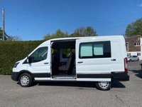 USED 2024 24 FORD TRANSIT  350 TREND L3 H2 DOUBLE CAB CREW VAN 6 SEATER 2.0 ECOBLUE 130PS High Specification Trend 6 Seat Double Cab Crew Van With A Host Of Standard Features Including Air Con, 12" Media Screen, Apple Car Play & Android Auto, Front  & Rear Parking Sensors, Keyless Start & Much More!