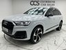 USED 2022 72 AUDI Q7 3.0 TFSI V6 55 Black Edition SUV 5dr Petrol Tiptronic quattro Euro 6 (s/s) (340 ps) Finished In Audis Glacier White, This Q7 Comes With 7 Seats, 360 Degree Surround Camera, Audi Virtual Cockpit, Audi Embossed Leather Stitching, Privacy Glass, 22&rdquo; Alloy Wheels, Electric Tailgate, Audi Embossed Leather Stitching, 2 Keys, Front And Rear Parking Sensors, Heated And Adjustable Seats, Service History, 12 Months MOT 3 Months Warranty. Finance And Extended Warranty Available.