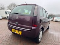 USED 2006 06 VAUXHALL MERIVA 1.4i 16v Life MPV Rubens Red Petrol Manual (154 g/km, 89 bhp) Part Exchange to clear with Very Long MOT