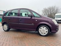 USED 2006 06 VAUXHALL MERIVA 1.4i 16v Life MPV Rubens Red Petrol Manual (154 g/km, 89 bhp) Part Exchange to clear with Very Long MOT