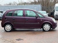 USED 2006 06 VAUXHALL MERIVA 1.4i 16v Life MPV Rubens Red Petrol Manual (154 g/km, 89 bhp) Part Exchange to clear with Very Long MOT