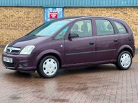 USED 2006 06 VAUXHALL MERIVA 1.4i 16v Life MPV Rubens Red Petrol Manual (154 g/km, 89 bhp) Part Exchange to clear with Very Long MOT
