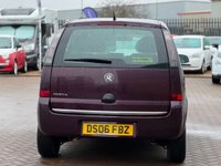 USED 2006 06 VAUXHALL MERIVA 1.4i 16v Life MPV Rubens Red Petrol Manual (154 g/km, 89 bhp) Part Exchange to clear with Very Long MOT