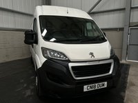 USED 2018 18 PEUGEOT BOXER 2.0 BLUEHDI 130PS L3 H2 PROFESSIONAL - NO VAT 