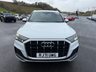 USED 2022 71 AUDI Q7 3.0 TDI V6 50 S line SUV Diesel Tiptronic quattro Euro 6 (s/s) (286 ps) Glacier White Metallic with Black leather, 7 seats, one owner with low miles