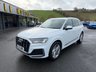 USED 2022 71 AUDI Q7 3.0 TDI V6 50 S line SUV Diesel Tiptronic quattro Euro 6 (s/s) (286 ps) Glacier White Metallic with Black leather, 7 seats, one owner with low miles