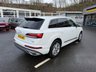 USED 2022 71 AUDI Q7 3.0 TDI V6 50 S line SUV Diesel Tiptronic quattro Euro 6 (s/s) (286 ps) Glacier White Metallic with Black leather, 7 seats, one owner with low miles