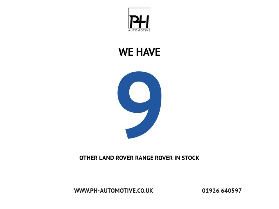 USED 2018 68 LAND ROVER RANGE ROVER 4.4 SD V8 Autobiography SUV 5dr Diesel Auto 4WD Euro 6 (s/s) (339 ps) FULL JLR HISTORY|2 OWNERS