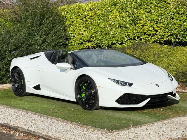 View our Lamborghini Huracan 5.2 V10 LP 610-4 Spyder 2dr Petrol LDF 4WD Euro 6 (s/s) (610 ps)