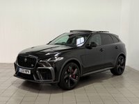 USED 2021 21 JAGUAR F-PACE 5.0 P550 V8 SVR SUV 5dr Petrol Quickshift AWD Euro 6 (s/s) (550 ps) SUNROOF + HEADS-UP DISPLAY + UPGRADED ALLOYS
