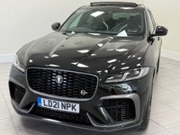USED 2021 21 JAGUAR F-PACE 5.0 P550 V8 SVR SUV 5dr Petrol Quickshift AWD Euro 6 (s/s) (550 ps) !!! SUMMER SALE SAVE &pound;2430.!!!