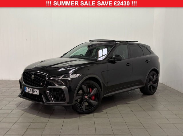 View our Jaguar F-Pace 5.0 P550 V8 SVR SUV 5dr Petrol Quickshift AWD Euro 6 (s/s) (550 ps)