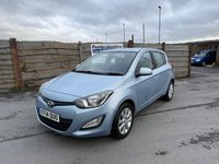 USED 2014 14 HYUNDAI I20 1.2 Active Hatchback 5dr Petrol Manual Euro 5 (85 bhp) 11 SERVICE STAMPS, ONLY 35 POUND A YEAR ROAD TAX