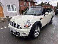 USED 2011 61 MINI CONVERTIBLE 1.6 Cooper Convertible 2dr Petrol Manual Euro 5 (s/s) (122 ps) 1 OWNER FULL DEALER HISTORY 2 KEYS SUPERB EXAMPLE