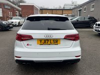 USED 2017 17 AUDI S3 2.0 TFSI Black Edition Sportback 5dr Petrol S Tronic quattro Euro 6 (s/s) (310 ps) 
