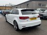 USED 2017 17 AUDI S3 2.0 TFSI Black Edition Sportback 5dr Petrol S Tronic quattro Euro 6 (s/s) (310 ps) 