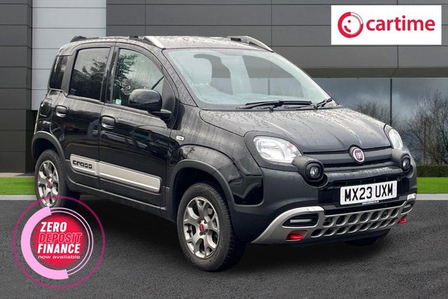 View our Fiat Panda 0.9 TwinAir Cross Hatchback 5dr Petrol Manual Euro 6 (s/s) (85 bhp) Rear Parking Sensors, Touchscreen, Winter Pack, 15In Alloys, Electric Door Mirrors
