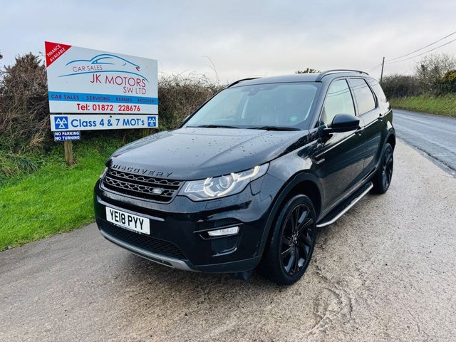 2018 18 Land Rover Discovery Sport 2.0 TD4 HSE Black SUV 5dr Diesel Auto 4WD Euro 6 (s/s) (180 ps)