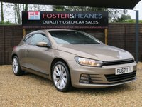 USED 2017 67 VOLKSWAGEN SCIROCCO 2.0 TDI GT Hatchback 3dr Diesel DSG Euro 6 (s/s) (150 ps) 2 OWNERS, AUTO, NAV, AZTEC GOLD
