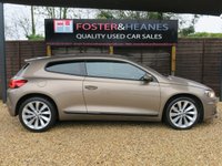 USED 2017 67 VOLKSWAGEN SCIROCCO 2.0 TDI GT Hatchback 3dr Diesel DSG Euro 6 (s/s) (150 ps) 2 OWNERS, AUTO, NAV, AZTEC GOLD