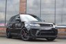 USED 2020 20 LAND ROVER RANGE ROVER SPORT 5.0 P575 V8 GPF SVR SUV 5dr Petrol Auto 4WD Euro 6 (s/s) (575 ps) SIDE STEPS / PAN ROOF / CARBON