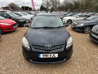 USED 2011 11 TOYOTA AURIS 1.6 V-Matic SR Euro 5 5dr AUX+USB+2 KEYS+CRUISE+ULEZ FRE