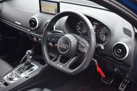 USED 2017 67 AUDI S3 2.0 TFSI Black Edition Sportback 5dr Petrol S Tronic quattro Euro 6 (s/s) (310 ps) ARA BUE / FULL AUDI HISTORY