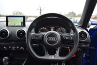 USED 2017 67 AUDI S3 2.0 TFSI Black Edition Sportback 5dr Petrol S Tronic quattro Euro 6 (s/s) (310 ps) ARA BUE / FULL AUDI HISTORY