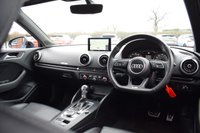 USED 2017 67 AUDI S3 2.0 TFSI Black Edition Sportback 5dr Petrol S Tronic quattro Euro 6 (s/s) (310 ps) ARA BUE / FULL AUDI HISTORY