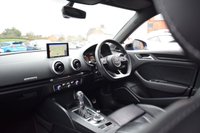 USED 2017 67 AUDI S3 2.0 TFSI Black Edition Sportback 5dr Petrol S Tronic quattro Euro 6 (s/s) (310 ps) ARA BUE / FULL AUDI HISTORY