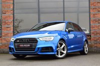 USED 2017 67 AUDI S3 2.0 TFSI Black Edition Sportback 5dr Petrol S Tronic quattro Euro 6 (s/s) (310 ps) ARA BUE / FULL AUDI HISTORY