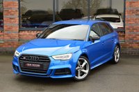 USED 2017 67 AUDI S3 2.0 TFSI Black Edition Sportback 5dr Petrol S Tronic quattro Euro 6 (s/s) (310 ps) ARA BUE / FULL AUDI HISTORY