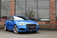 USED 2017 67 AUDI S3 2.0 TFSI Black Edition Sportback 5dr Petrol S Tronic quattro Euro 6 (s/s) (310 ps) ARA BUE / FULL AUDI HISTORY