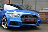 USED 2017 67 AUDI S3 2.0 TFSI Black Edition Sportback 5dr Petrol S Tronic quattro Euro 6 (s/s) (310 ps) ARA BUE / FULL AUDI HISTORY