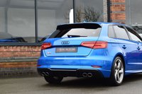 USED 2017 67 AUDI S3 2.0 TFSI Black Edition Sportback 5dr Petrol S Tronic quattro Euro 6 (s/s) (310 ps) ARA BUE / FULL AUDI HISTORY