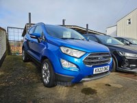 USED 2022 22 FORD ECOSPORT 1.0T EcoBoost GPF Titanium SUV 5dr Petrol Manual Euro 6 (s/s) (125 ps) 