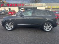 USED 2015 65 AUDI Q5 2.0 TDI S line Plus SUV 5dr Diesel S Tronic quattro Euro 6 (s/s) (190 ps) Buy with Complete Confidence from Sheriff Motors, All our vehicles are extensively road tested and thoroughly inspected prior to sale. Each vehicle comes with a new 1 year mot and we rectify all advisories and failures at no additional cost to our customers, plus a full oil and filter service. For added peace of mind, every car includes a 6 month complimentary RAC Warranty, 12 months Rac Breakdown Cover giving you complete confidence when you buy from Sheriff Motors.