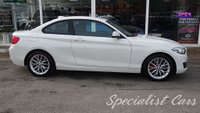 USED 2018 18 BMW 2 SERIES 1.5 218i SE Coupe 2dr Petrol Auto Euro 6 (s/s) (136 ps) 