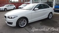USED 2018 18 BMW 2 SERIES 1.5 218i SE Coupe 2dr Petrol Auto Euro 6 (s/s) (136 ps) 