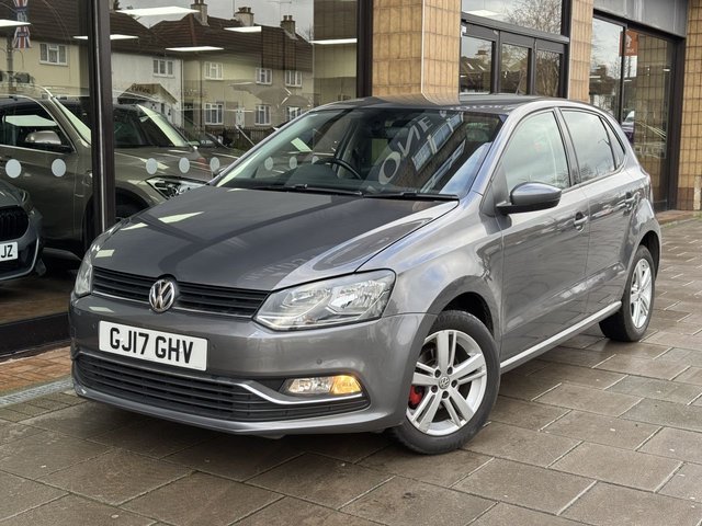 2017 17 Volkswagen Polo 1.0 BlueMotion Tech Match Hatchback 5dr Petrol Manual Euro 6 (s/s) (60 ps)