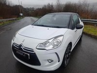 USED 2013 63 CITROEN DS3 1.6 VTi DStyle Plus Hatchback 3dr Petrol Manual Euro 5 (120 ps) FSH 3 KEYS LOW MILES
