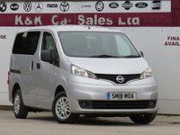 USED 2018 18 NISSAN NV200 1.5 dCi Acenta MPV Double Cab 5dr Diesel Manual Euro 6 (7 Seat) (90 ps) 