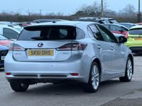USED 2011 61 LEXUS CT 1.8 200h SE-L Hatchback 5dr Petrol Hybrid CVT Euro 5 (s/s) (136 ps) **LEATHER~SATNAV~CAMERA**