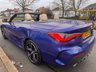 USED 2023 23 BMW 4 SERIES 2.0 420i M Sport Convertible 2dr Petrol Auto Euro 6 (s/s) (184 ps) FOR SALE: 2023 BMW 4 SERIES 2.0 420i M Sport Convertible 2dr Petrol Auto Experience the ultimate blend of performance and open-top luxury with this stunning, low-mileage BMW 4 Series. This vehicle is in pristine condition, having been meticulously maintained by its single owner and boasting a full BMW service history.  Vehicle Highlights Year: 2023  Model: 420i M Sport Convertible  Ownership: 1 Owner from new  Mileage: Only 8,000 miles  Service History: Serviced at BMW at 6,433 miles  Transmissi